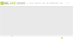 Desktop Screenshot of belairecourtyardapartments.com